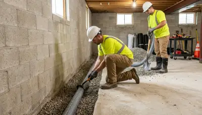 Basement waterproofing service protecting a Sioux Falls, SD home from water damage