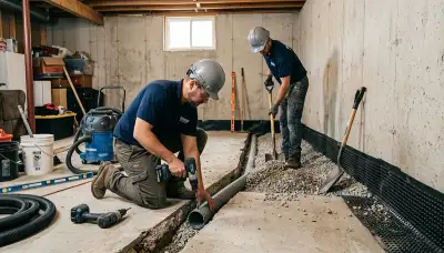 Basement waterproofing service for Sioux Falls, SD homes facing spring snowmelt and freeze-thaw damage
