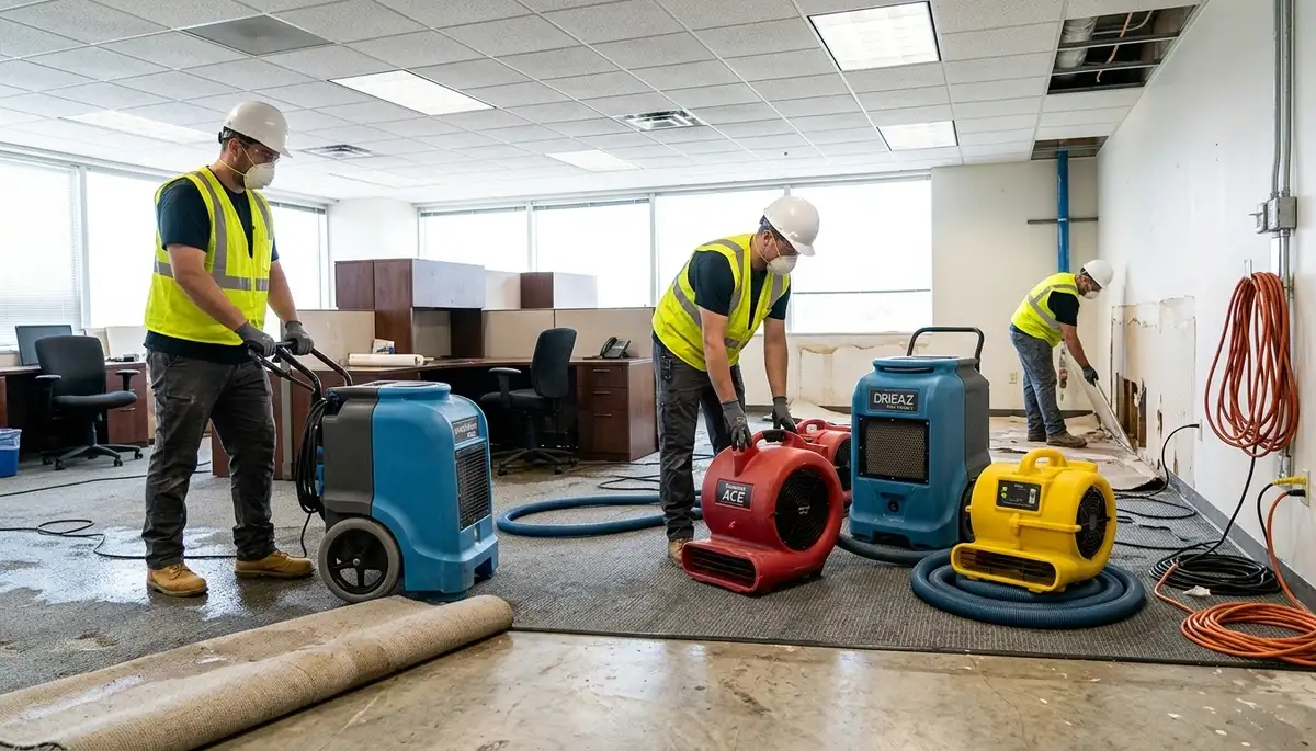 Commercial water damage restoration services in Sioux Falls, SD by local restoration professionals