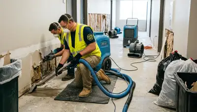 Flood damage cleanup for homes in Sioux Falls, SD by a water damage restoration team