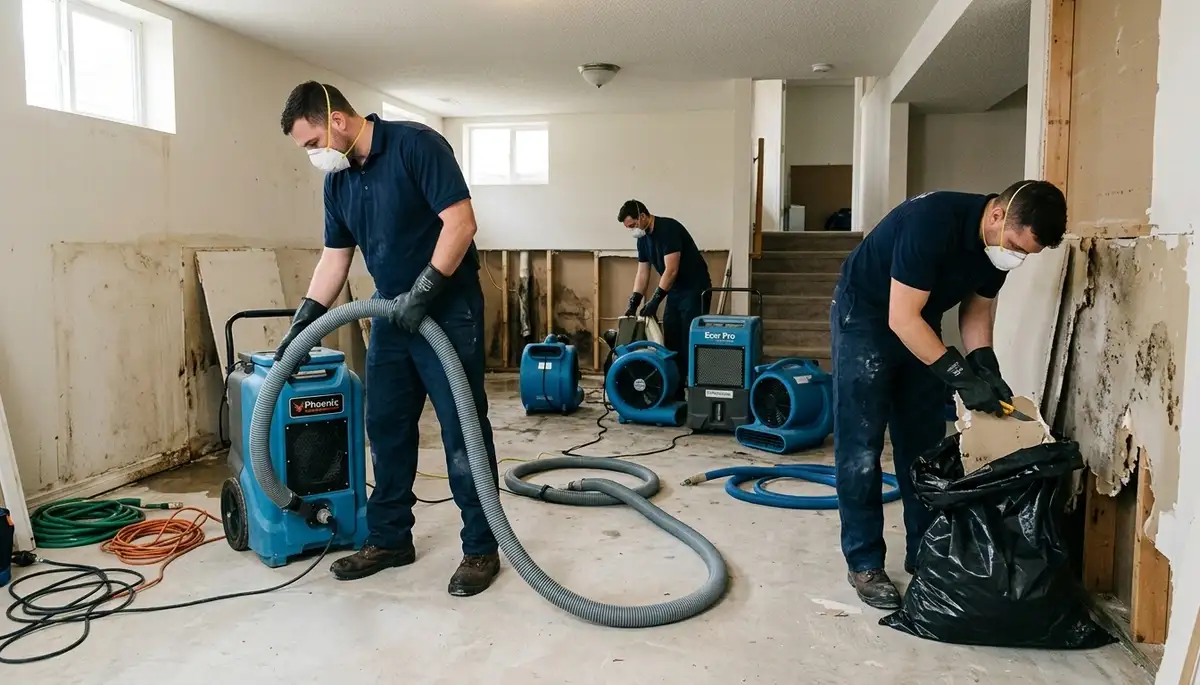 Flood damage cleanup services for homes in Sioux Falls, SD