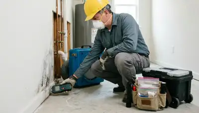 Mold inspection service for a Sioux Falls, SD home following water damage and moisture exposure