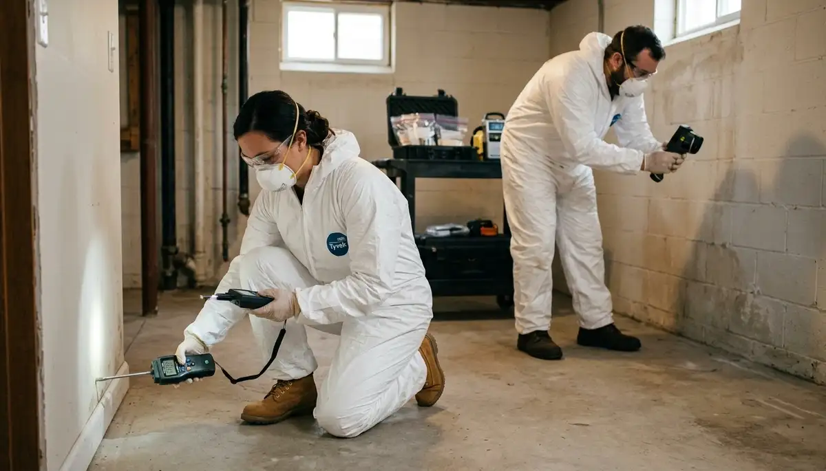 Mold inspection service for a Sioux Falls, SD home after moisture or water damage