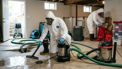Sewer backup cleanup and water damage restoration service in Sioux Falls, SD