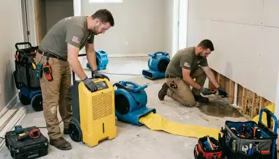 Structural drying equipment for water-damaged homes in Sioux Falls, SD