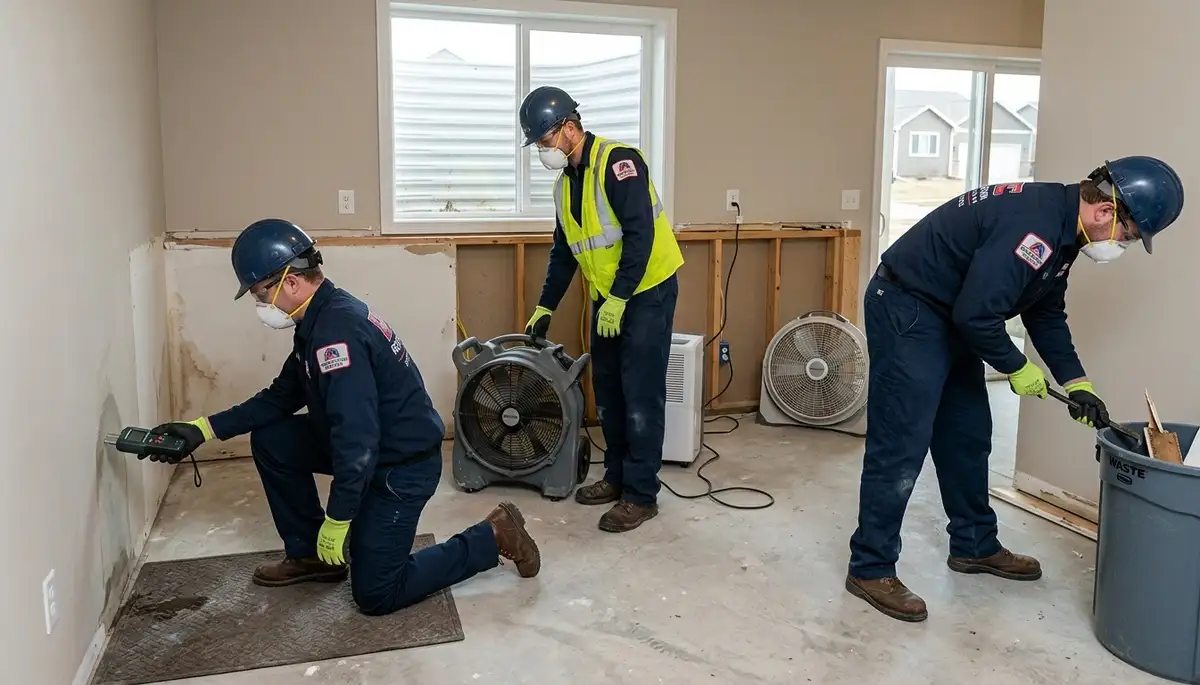 Water damage restoration services in Sioux Falls, SD
