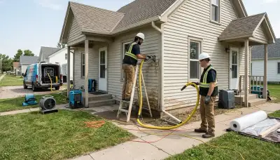 Water damage restoration professionals serving homes and businesses in Sioux Falls, SD