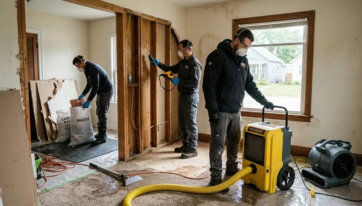 Water damage restoration services for Sioux Falls, SD homes and businesses