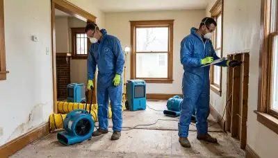 Water damage restoration services in Sioux Falls, SD by local property recovery specialists