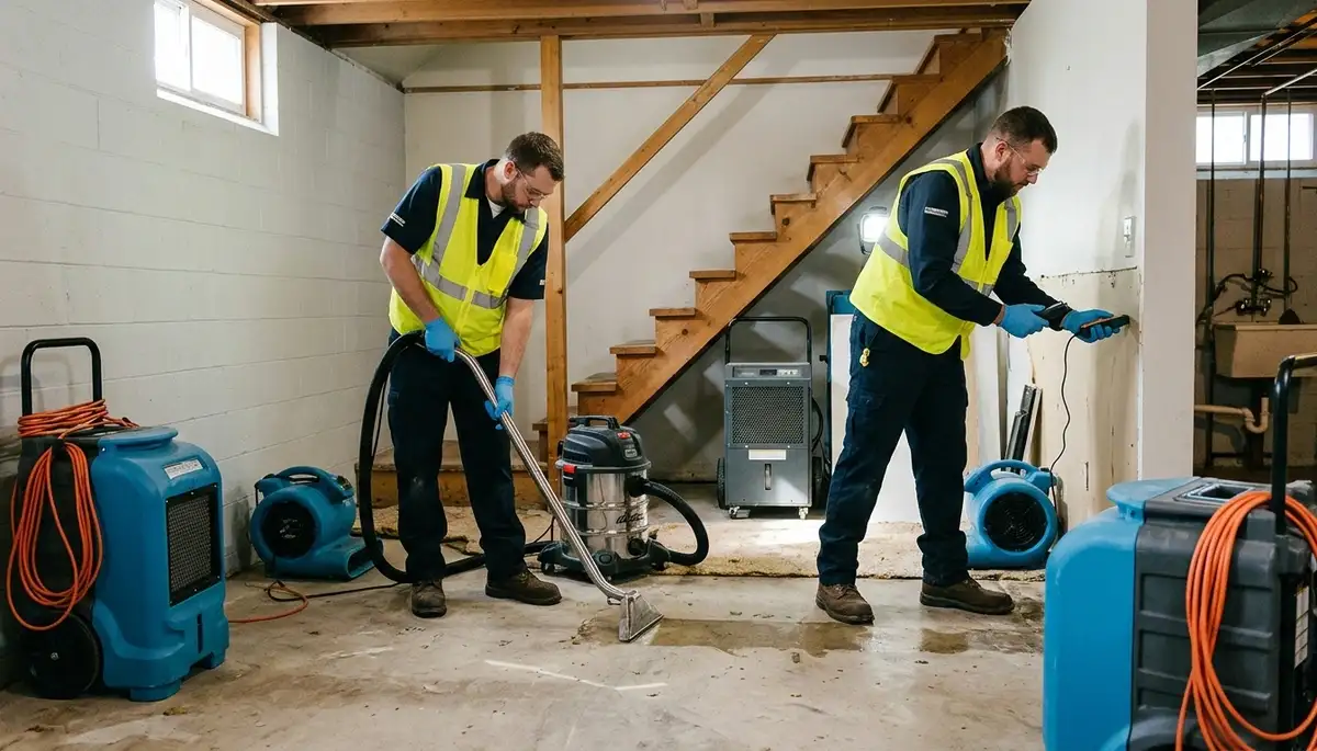 Water damage restoration services in Sioux Falls, SD