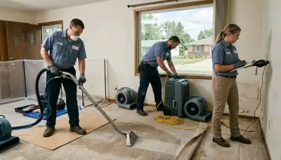 Water damage restoration services in Sioux Falls, SD
