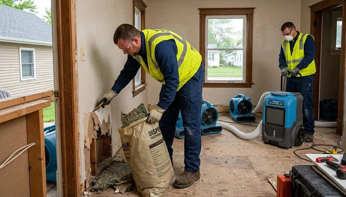 Water damage restoration services in Sioux Falls, SD by local water damage professionals