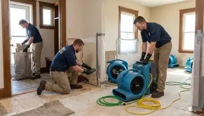Water damage restoration services in Sioux Falls, SD by local cleanup professionals