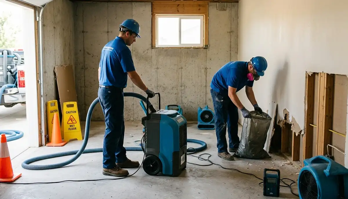 Water damage restoration services in Sioux Falls, SD by local cleanup professionals