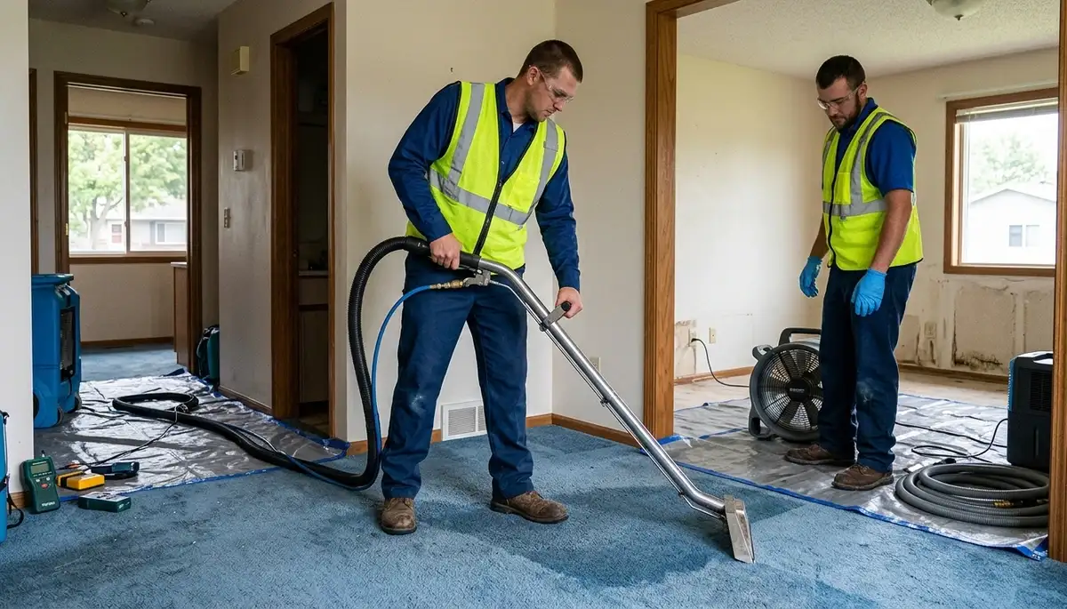 Water damage restoration services for Sioux Falls, SD homes and businesses