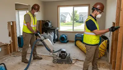 Water damage restoration services in Sioux Falls, SD
