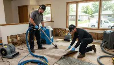 Water damage restoration services in Sioux Falls, SD