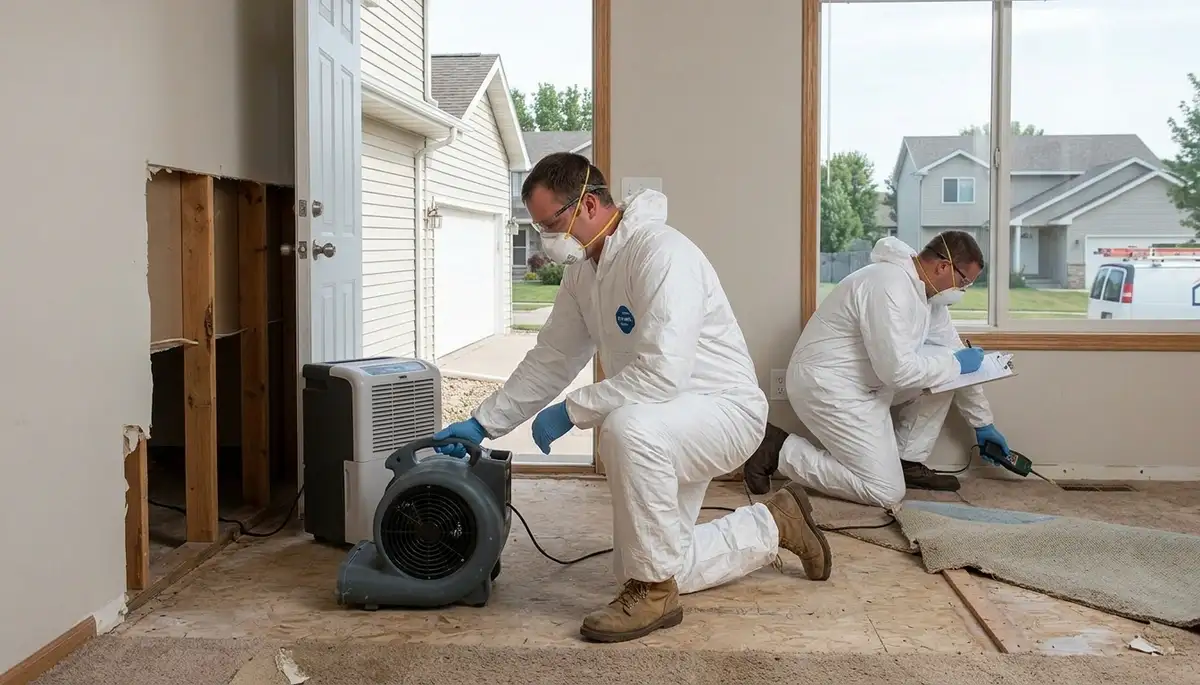 Water damage restoration services in Sioux Falls, SD by local cleanup professionals