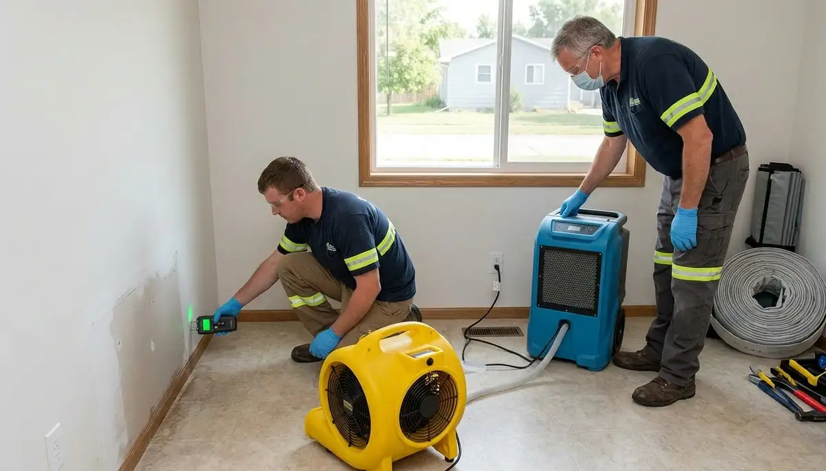 Water damage restoration services in Sioux Falls, SD