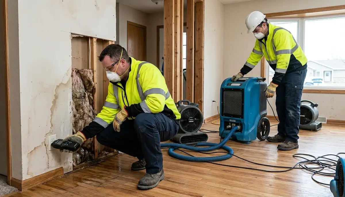 Water damage restoration services in Sioux Falls, SD by local cleanup professionals