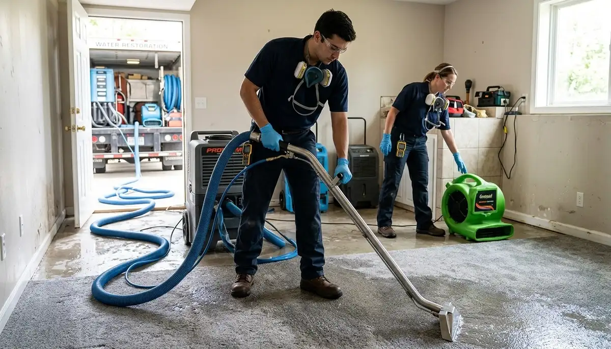 Water extraction service for Sioux Falls, SD homes after flooding or water damage
